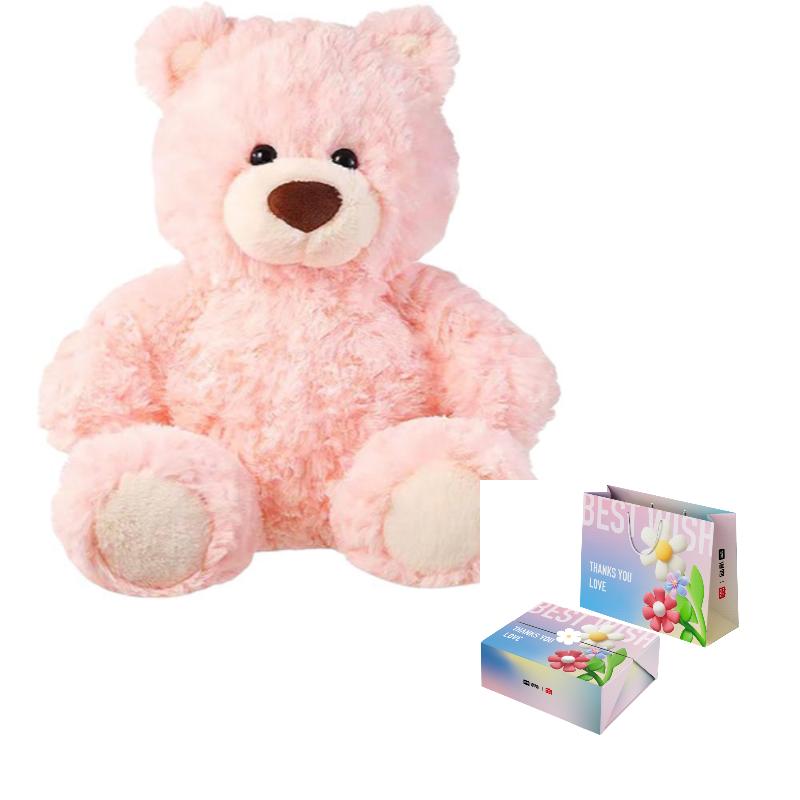 Коллекция мишек Jifort от MINISO, Милый сидящий бурый мишка, Мягкие плюшевые мишки, Плюшевая кукла, Высота 26 см 26cm