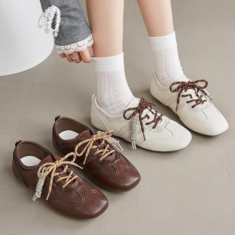 Dexun shoes women's 2025 new autumn and winter great-looking Forrest Gump shoes casual sports little white shoes increase height and show 