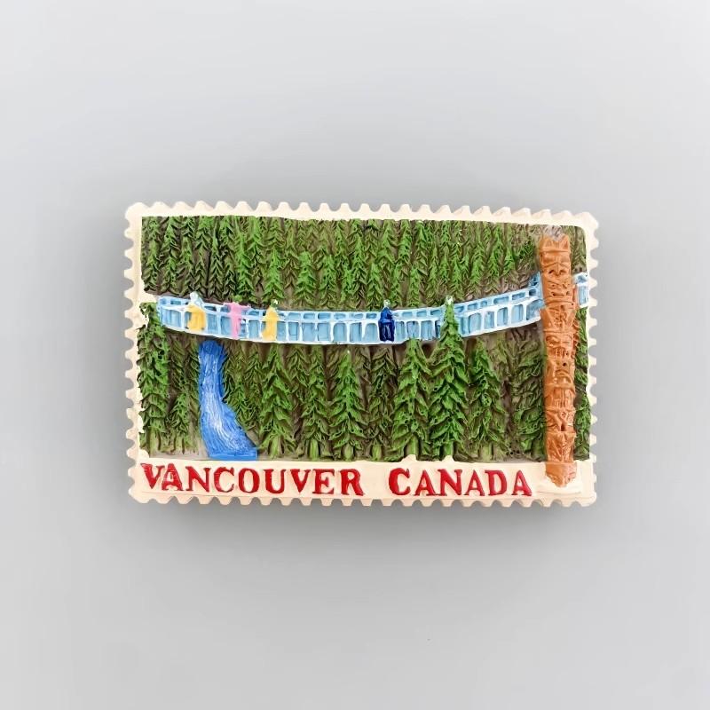 Kanada Magnetky na ledničku Vancouver Park visutého mostu Capilano Suvenýry Niagarské vodopády Samolepky na ledničku Svatební dary