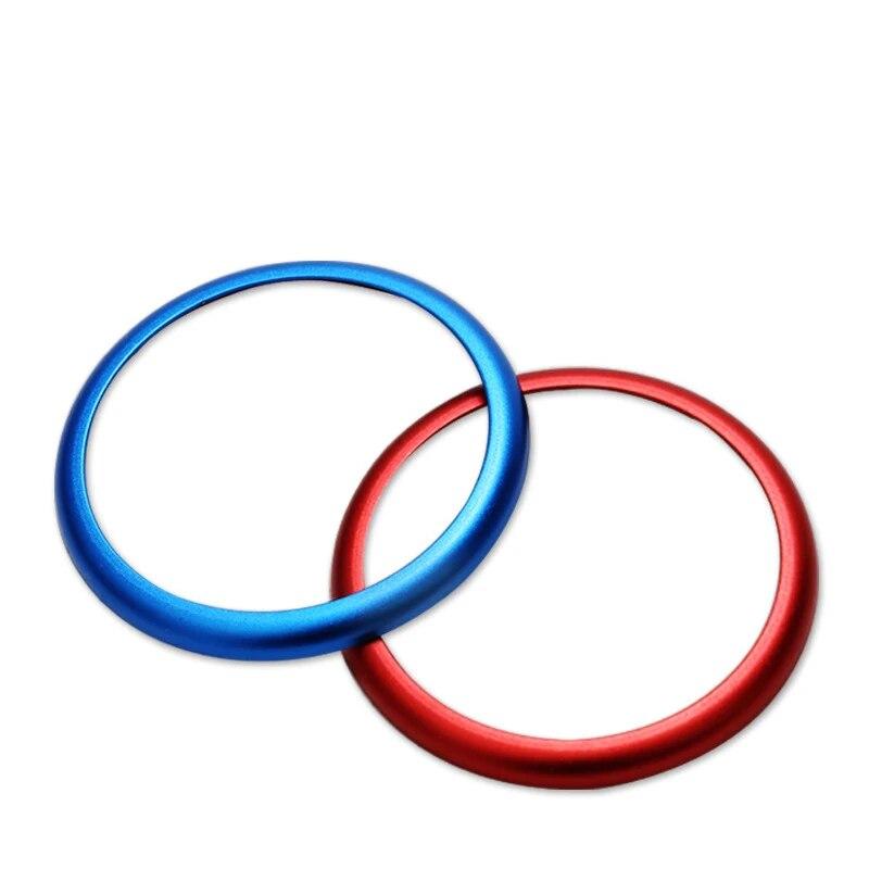 Aluminum Alloy Auto Center Console Ring Decorative Multimedia Knob Sticker Trim Interior Accessories For BMW 5 Series G30 X3 G01