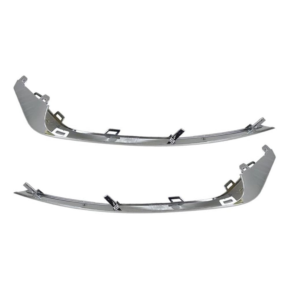 Pair Chrome Front Bumper Fog Light Lamp Strip Trim Lh Rh For Ford Fusion 2019-20