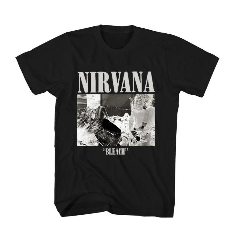 Hot Sale Retro Nirvana Band Rock Kurt Cobain Graphic Print T-Shirt Men Women Summer New Tee Streetwear Harajuku Fashion Loose Casual Oversized Top