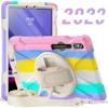 For Samsung Galaxy Tab S10FE S9FE 10.9' A9/A9+A11+ 11'S6 Lite S7 S8 S9 S10 Plus 12.4' Kids Stand Kickstand Handle Shockproof Cas
