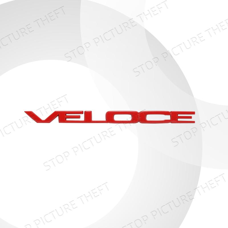 

Металевий сплав Логотип VELOCE Наклейка на багажник автомобіля, крило, бічний значок-емблема Для 147 156 Stelvio Giulietta Stradale Tonale Mito