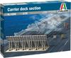 PLATZ Italeri Scale Modern Aircraft Carrier Deck Base Blast Deflector Plastic Model Kit IT1326 1/72 (Jet Included)