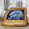 Anime YU GI OH Card Printed Blanket Picnic Blankets Warm Blanket Soft and Comfortable Blanket Home Travel Birthday Gift