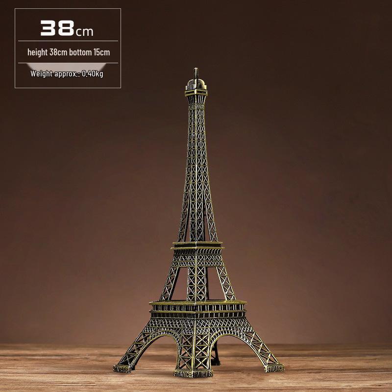 High-End Metal Landmark Building Model for Office & Living Room Decoration
