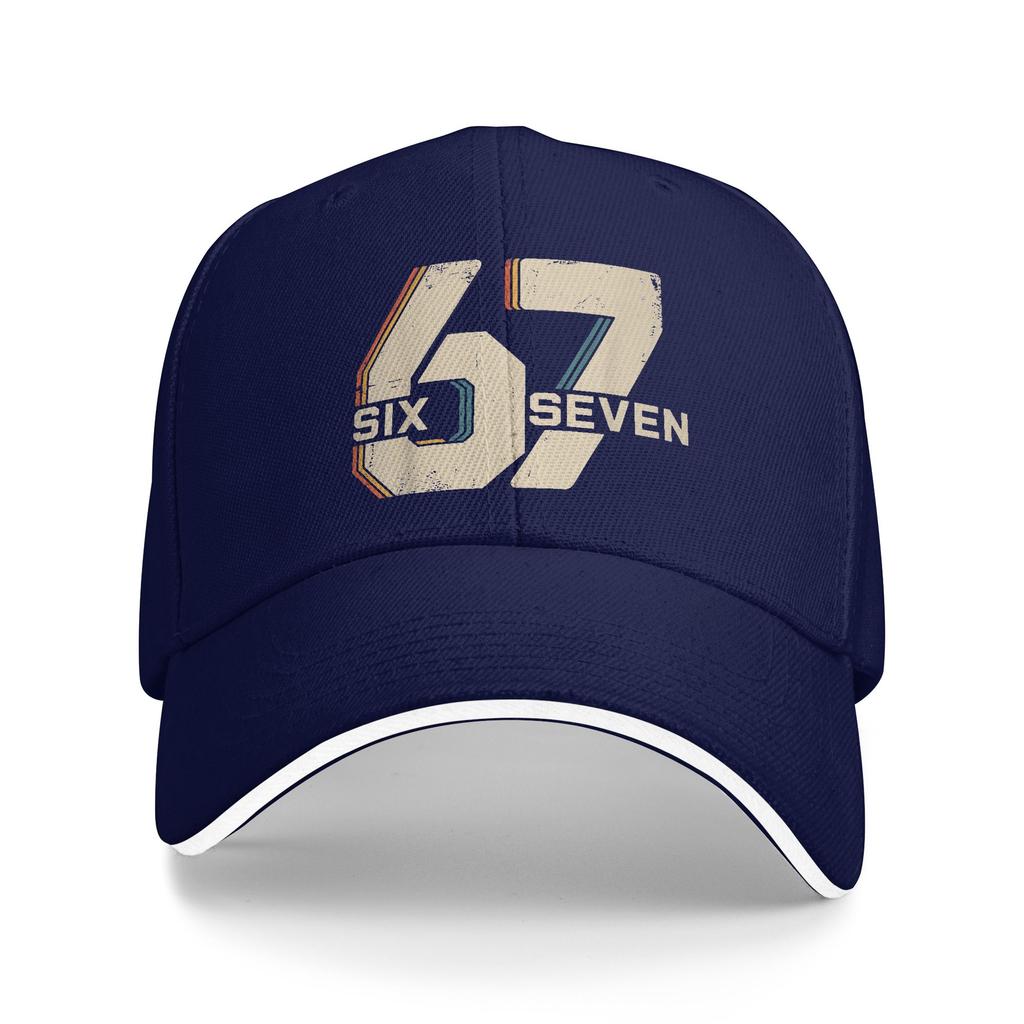 Summer Casual Baseball Cap 67 Six Seven Meme 67 Running Hippie Trucker Hat For Unisex-Teens Dropshipping  Stylish Baseball Caps