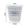 Transparent Orchid Flower Pot Clear Orchid Pot Built-in Drainage Holes Monitor Root Growth For Repotting Orchids