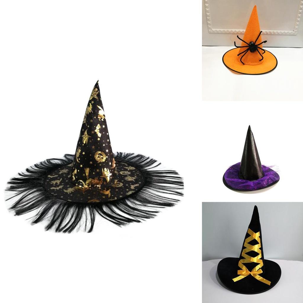 Halloween Hat Costume For Children And Adults Witch Hat For Dress-up Party Supplies