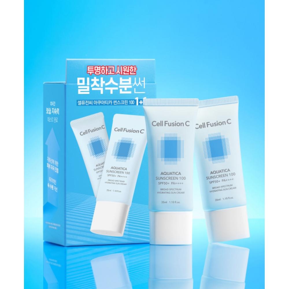 

Cell Fusion C AquatiCa sunsCreen 100 35мл+35мл FREE
