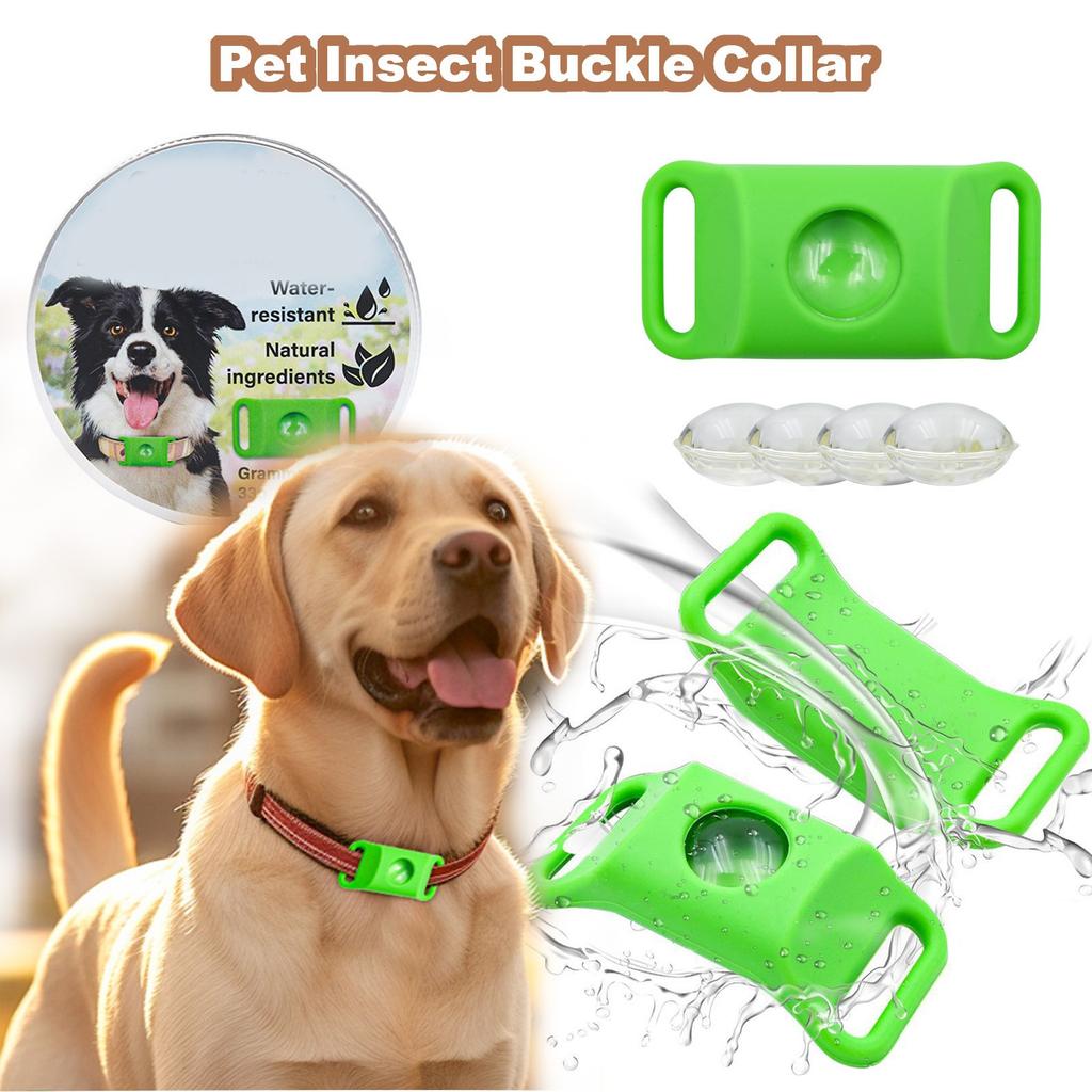 Pet Insect Buckle Collar, Antimosquito And Antiinsect Collar To Remove Fleas, Ticks And Lice 5ml