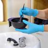 50/100PCS Disposable Blue Nitrile Gloves Suitable for Household Cleaning Hairdressing Bathroom Kitchen Pet Bathing Cleaning