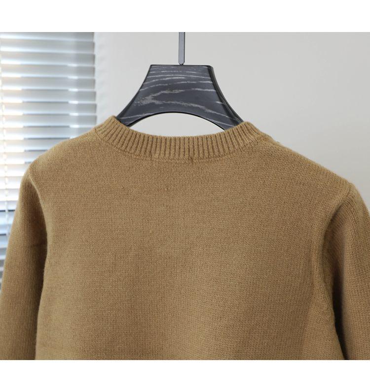 Men's Solid Color Round Neck Winter Pullover Sweater - Soft, Stylish, Youthful Knitwear