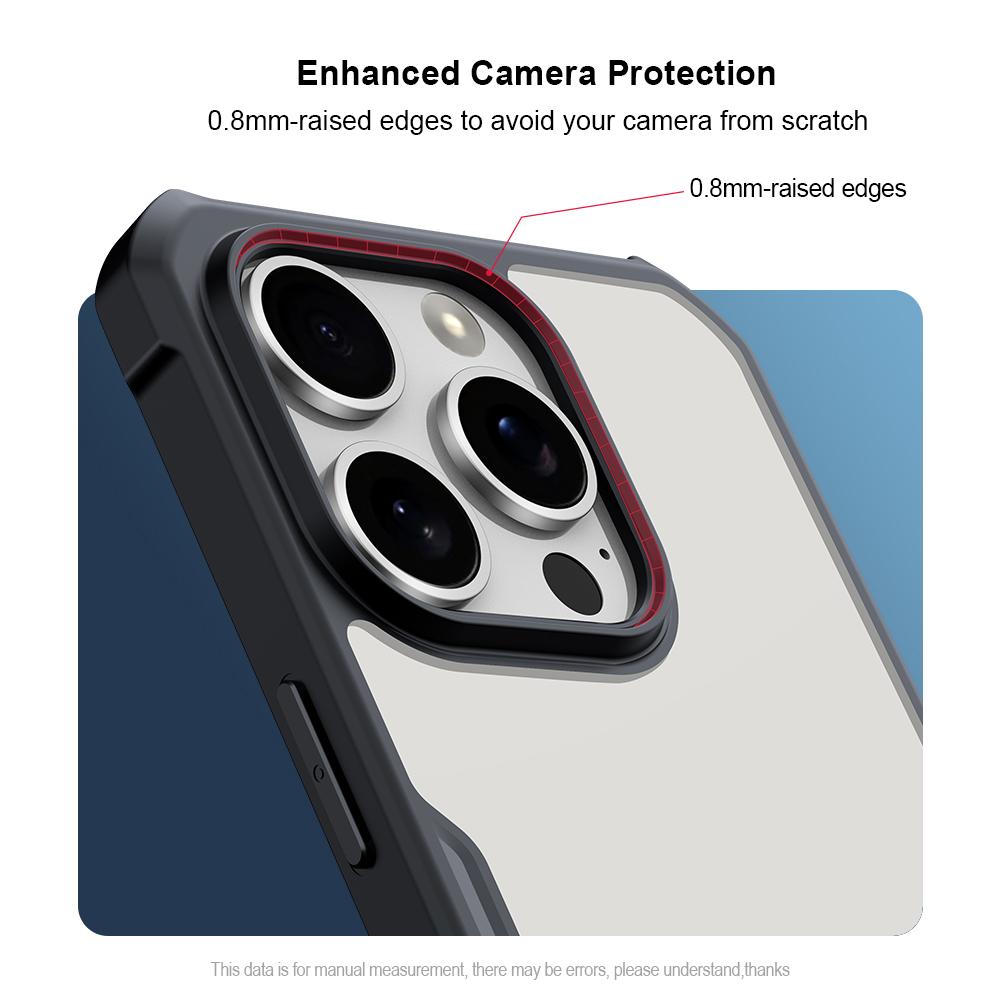 XUNDD For iPhone 16 Pro Max Case Dropproof TPU+Acrylic Clear Back Phone Cover