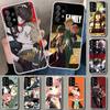Anime S-Spy Family Anya Phone Case Cover for Samsung Galaxy A12 A22 A32 A52 A72 A02S A51 A50S A31 A20S A10S Note 20 Ultra 10 Plu