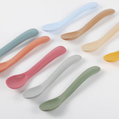 3pcs Baby Silicone Soft Spoon Gadgets Feeding Utensils Bebe Baby Items Baby Food Spoon