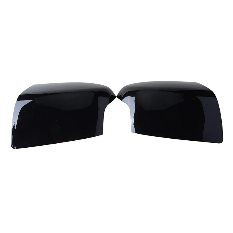 Rhyming Rearview Mirror Cover Wing Side Mirror Caps Glossy Black Fit For Ford Focus MK2 2005 - 2007 Replacement Car Accessories