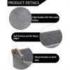 1pc Felt Pet Toy Box Dog Toy Box Storage Basket Chest Organizer Designed For Organizing Pet Playthings Blankets Leashes Plus Food