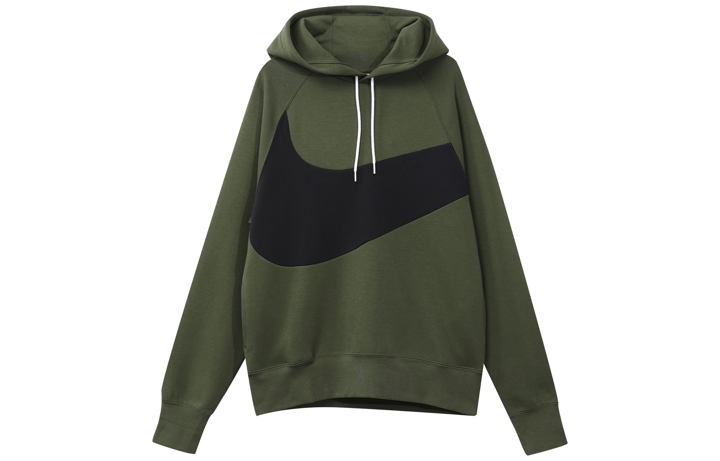 Nike SPORTSWEAR TECH PACK Sweatshirts Men s Army Green Hooded Moderate Regular DD8223-326 L