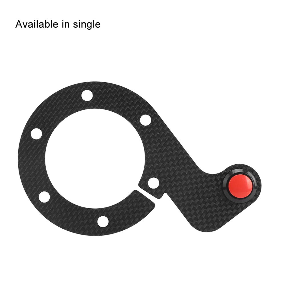 Steering Horn Button External Horn Button Kit Acrylic + Carbon Fiber Material for 6