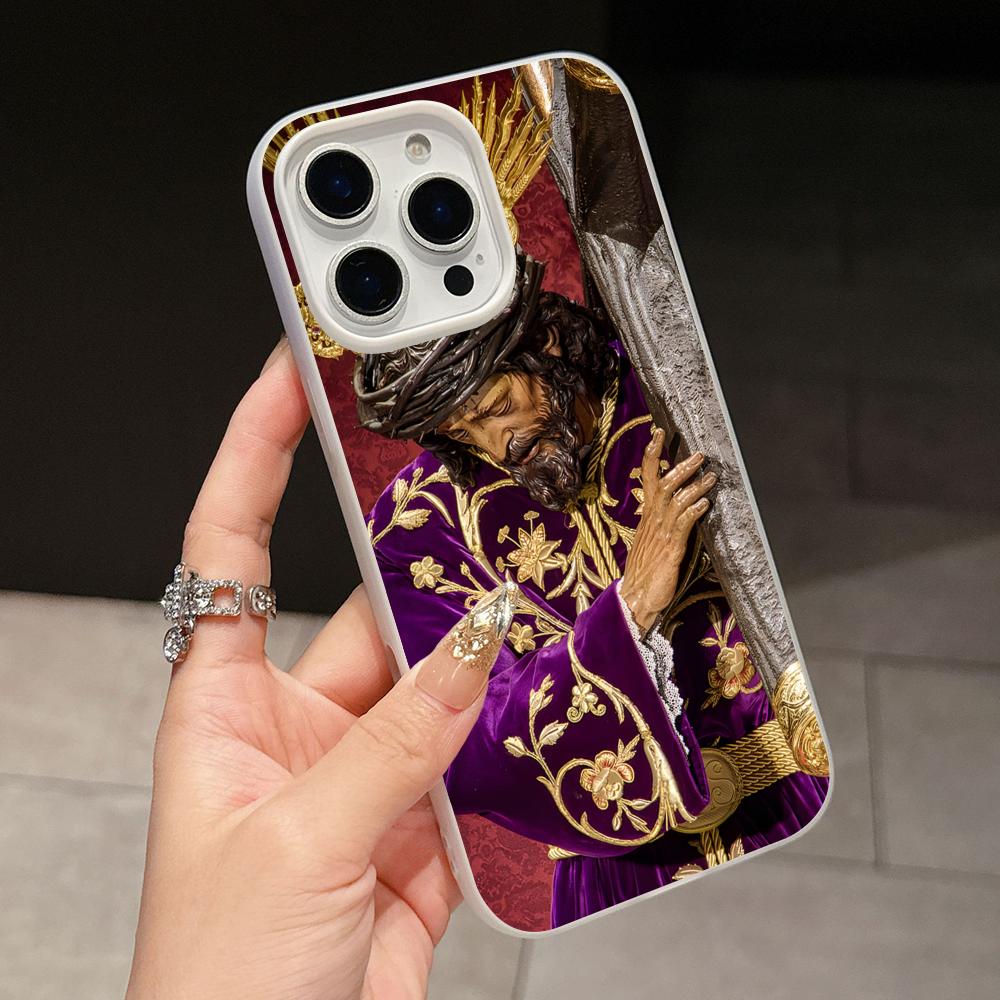 

Semana Santa Jelly Double layer White Mobile Phone Case for iPhone 17 16 15 14 13 12 11 Air Pro Max Plus Protective iPhone Air