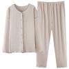 Island Fleece Pajamas Women'S Autumn And Winter Thickened Warm Spring And Autumn Advanced Coral Fleece Winter Thin Fleece Loungewear Set
