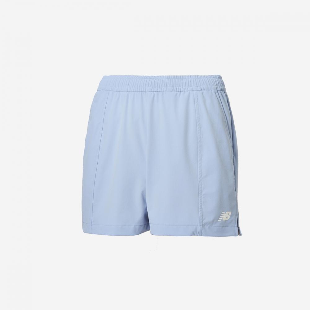 

New Balance Women S 3.5 Part Woven Stretch ShortS Nbnve2w512 51 Light Blue S