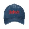 SlipknotsLogo Baseball Caps Vintage Distressed Denim  Sun Cap Unisex Women Outdoor Running Golf  Unstructured Soft Caps Hat