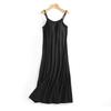 Women's Summer Dress Loose Beach Vacation Casual Deep V Neck Vest Dress Elegant Shirt Dress