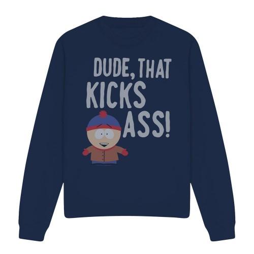 South Park Unisex Adult Stan Kicks Ass Sweatshirt