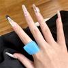 Kleurrijke Snoepkleurige Harsringen voor Vrouwen Zoete Acryl Koreaanse Mode Schattige Anillos Mujer Geometrische Onregelmatige Eenvoudige Sieraden