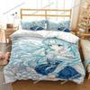 Princess Girl Hime Premium Luxury Bedding Set Japan Cartoon Soft Duvet Cover Plush Comforter Bedspread Twin/Single Size Printed