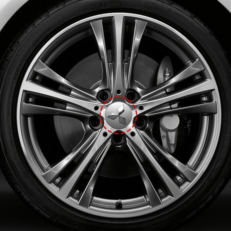 4 Bucăți 60MM Embleme Auto Capace Centru Jantă Auto Capac Jantă Pentru Mitsubishi Outlander Lancer 10 9 ASX RALLIART Eclipse Pajero