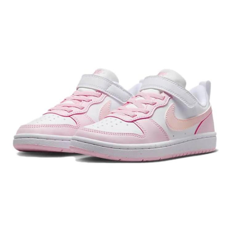 (PS) Nike Court Borough Low Recraft 'Pink Foam White' Kinder DV5457-105