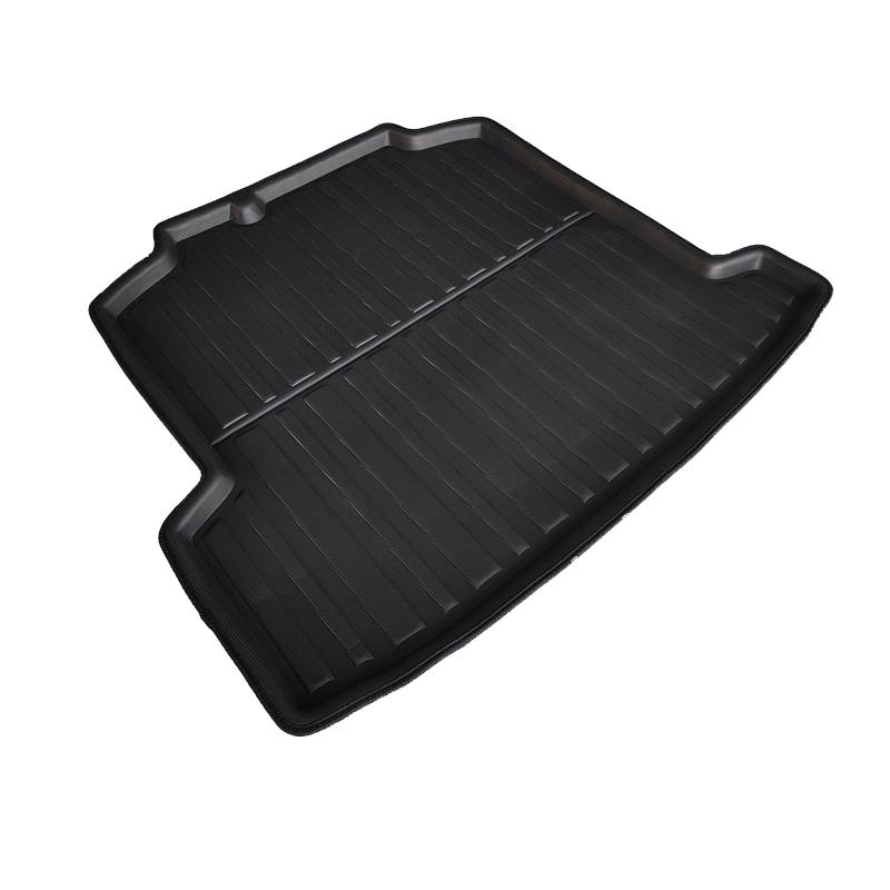 For Volkswagen Virtus Accessories Sedan VW Polo Sedan Lavida XR ~ Car Trunk Mat Trunk Rear Easy Clean Pad Accessories
