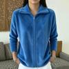 Women Full Zip Loose Fit Long Sleeve Sweatshirt Lightweight Casual Pullover Soft Fabric Comfortable Fit