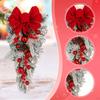 Artificial Wreath Christmas Swag Decoration Wall Hanging Ornament