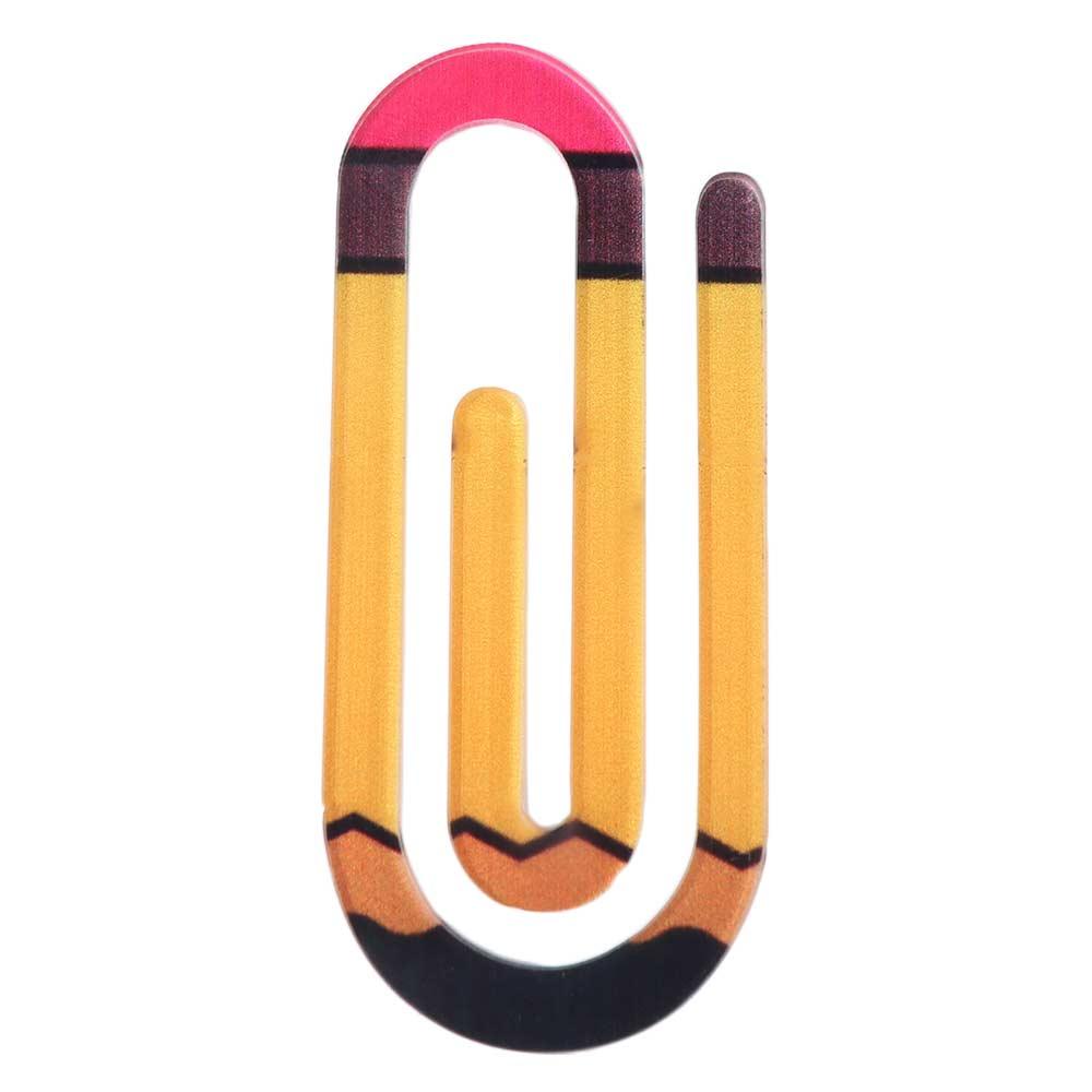 3Pcs/set Classroom Theme Paper Clips Creative Notebooks Paper Clips Document Bookmark  Note Decor