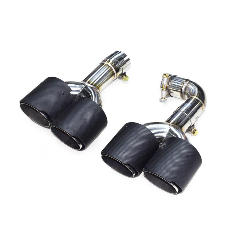 Thunder Edition Carbon Fiber Akrapovic Quad Exhaust Tailpipe for BMW X3/X4