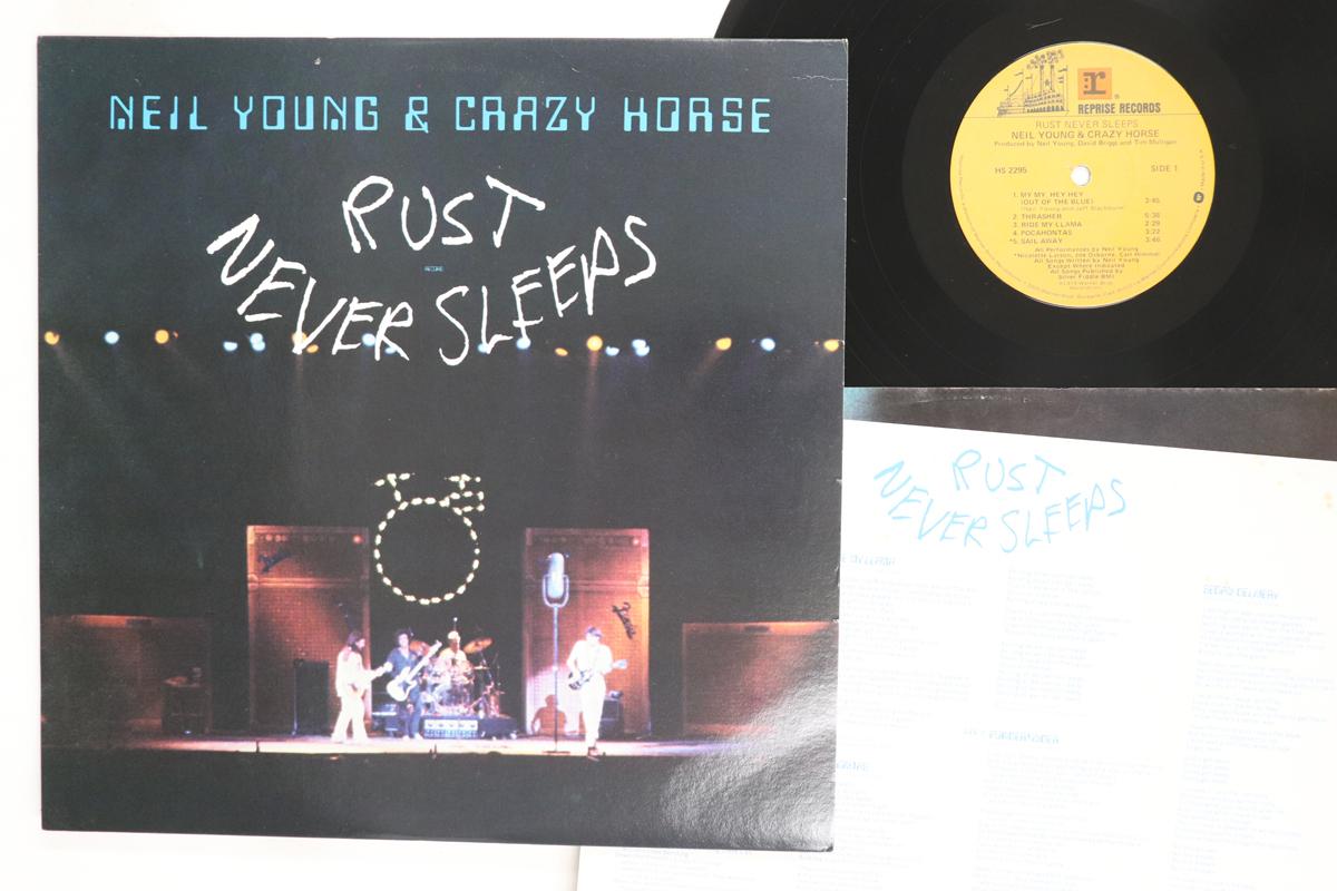 LP Record NEIL YOUNG CRAZY HORSE  Rust Never Sleeps HS2295 REPRISE 1979 US Rock Used