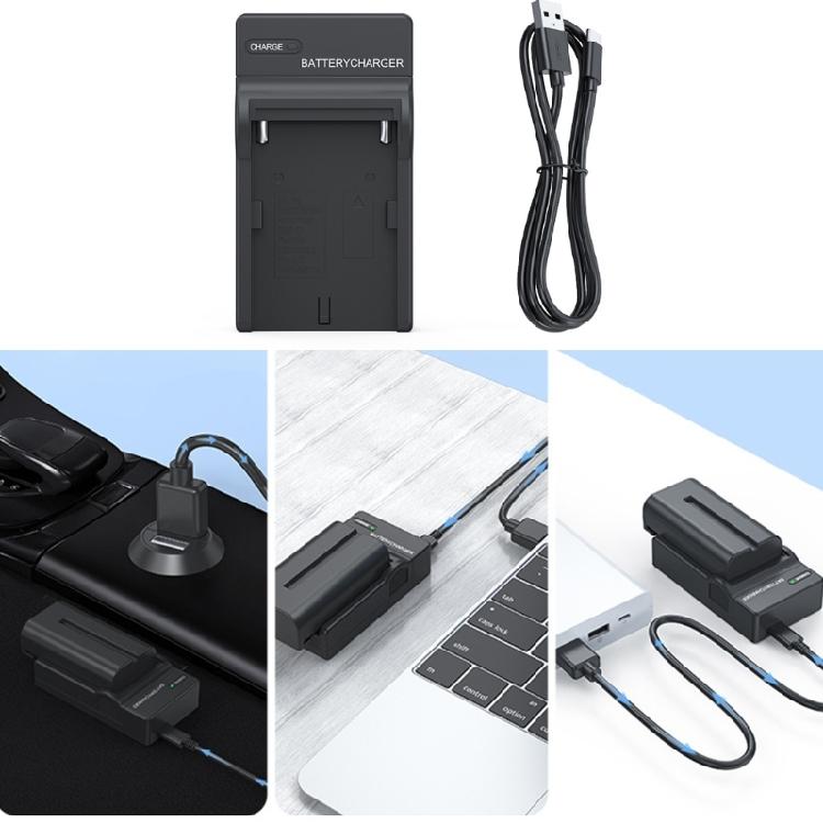 For F750 F770 F960 F970 F980D F990 FM50 FM55H FM500H USB C Camera Battery Charging Adapter Accessories