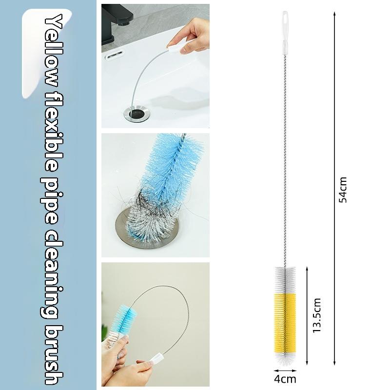 1/2Pcs Household Bendable Sink Bathroom Sink Drain Pipe Brush Bathroom Tool Kitchen Utensils Drain Cleaning Brush