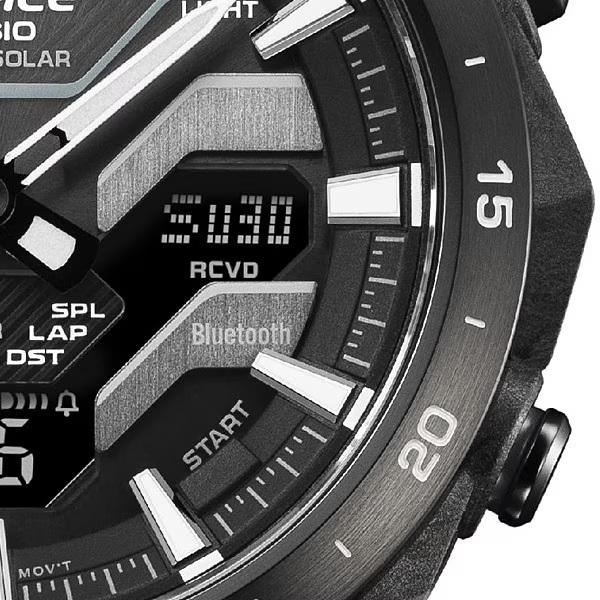 Casio Warranty WINDFLOW 10 ATM Water Resistant Solar Watch Special Included EDIFICE ECB-2200YDC-1AJF Men's