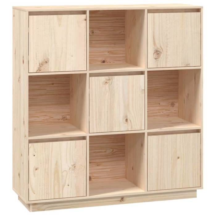 Buffet 110,5X35X117 Cm Bois De Pin Massif