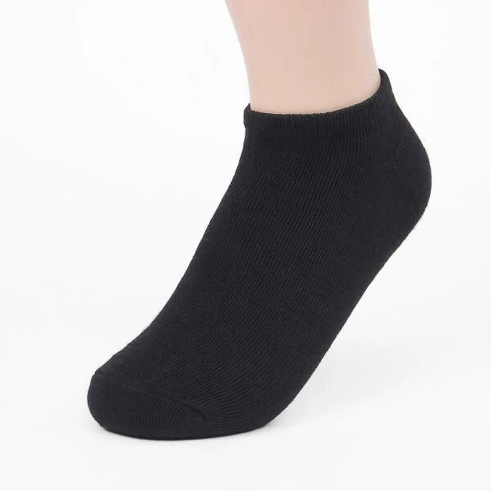Aileen Soft Women's Ankle Socks 5 Pairs Sneaker Socks Black