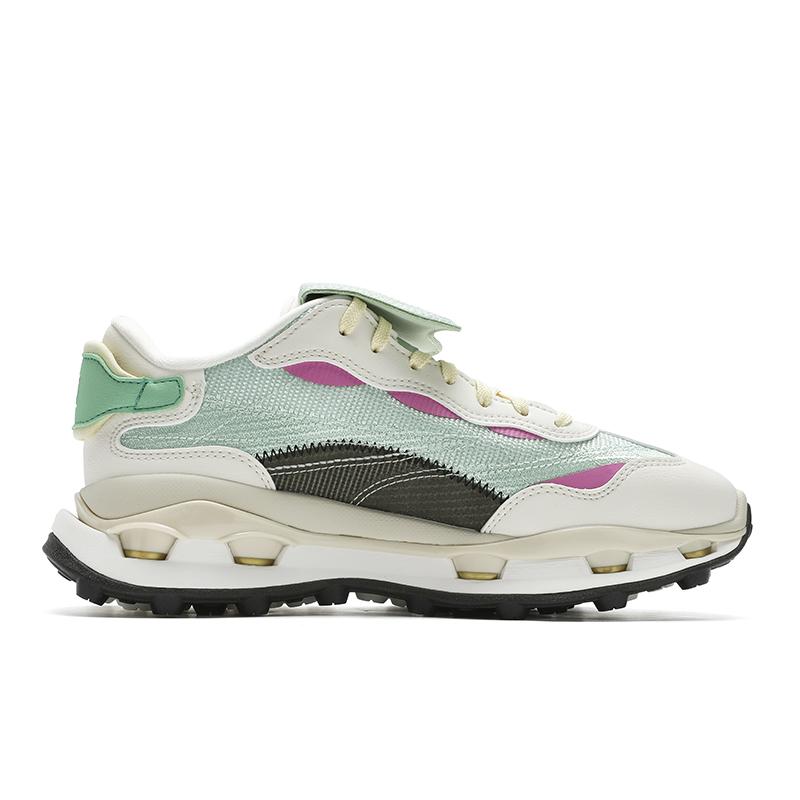 New FILA KM2 Low-Top Casual Shoes Women's Green White F12W433105FST