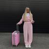 Womens Street Style Tracksuit Long Sleeve Zip Up Hoodie Elastic Waist Pants Two Piece Set