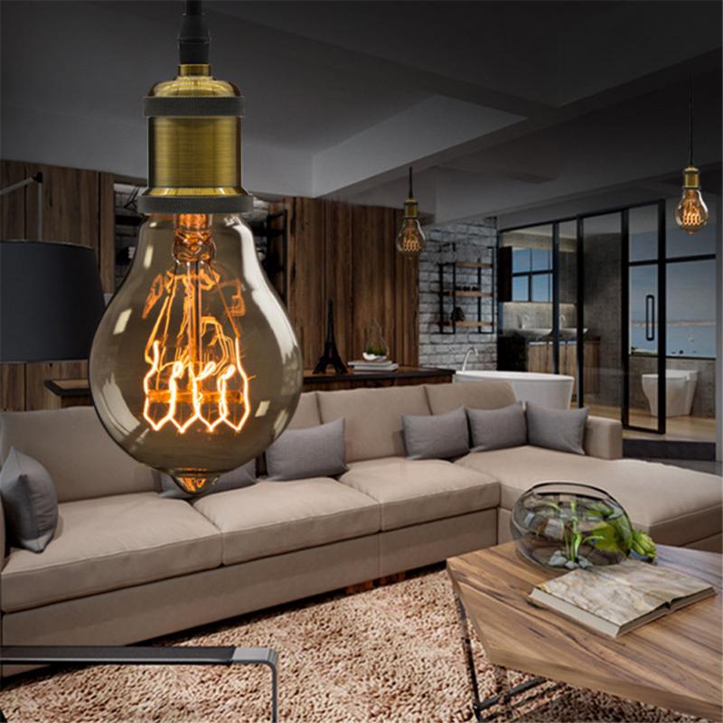 Pendant Lights Vintage Aluminum Edison Bulb Base Retro Industrial Pendant Fittings Lampholders Light Socket E27 Lamp Holder