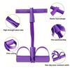 Pedal Resistance Band with Handle 6-Tube Pedal Ankle Puller Elastic Sit-up Pull Rope Men Women Yoga Pedal Workout Band Exercise Equipment